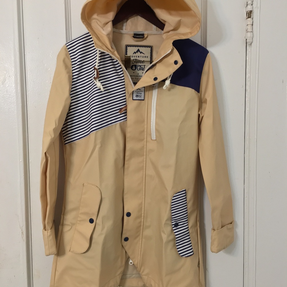 picture organic clothing adventure time picture raincoat size M